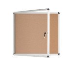 Vitrine d'affichage intérieur fond liège Enclore Bi-Office - 6 feuilles
