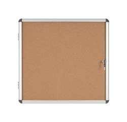 Vitrine d'affichage intérieur fond liège Enclore Bi-Office -6 feuilles