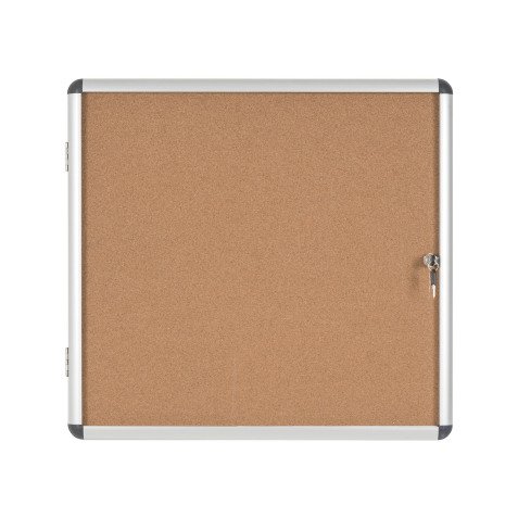 Vitrine d'affichage intérieur fond liège Enclore Bi-Office -6 feuilles