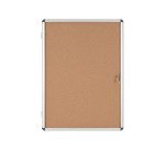Vitrine d'affichage intérieur fond liège Enclore Bi-Office -9 feuilles