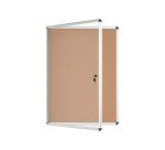 Vitrine d'affichage intérieur fond liège Enclore Bi-Office -9 feuilles