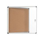 Vitrine d'affichage intérieur fond liège Enclore Bi-Office - 6 feuilles