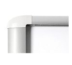 Vitrine d'affichage extérieur fond acier laqué porte battante cadre aluminium Bi-Office Mastervision - 16 feuilles