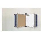 Console murale rotative Bi-Office pour tableaux