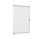 Vitrine interieure laque porte battante Bi-office - 9 feuilles