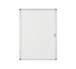 Vitrine interieure laque porte battante Bi-office - 9 feuilles