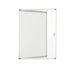 Vitrine interieure laque porte battante Bi-office - 9 feuilles