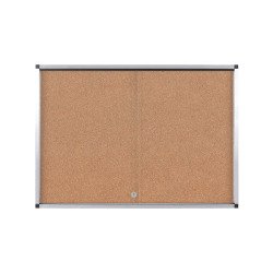 Vitrine d'affichage Intérieur liège Exhibit Bi-Office - 12 feuilles