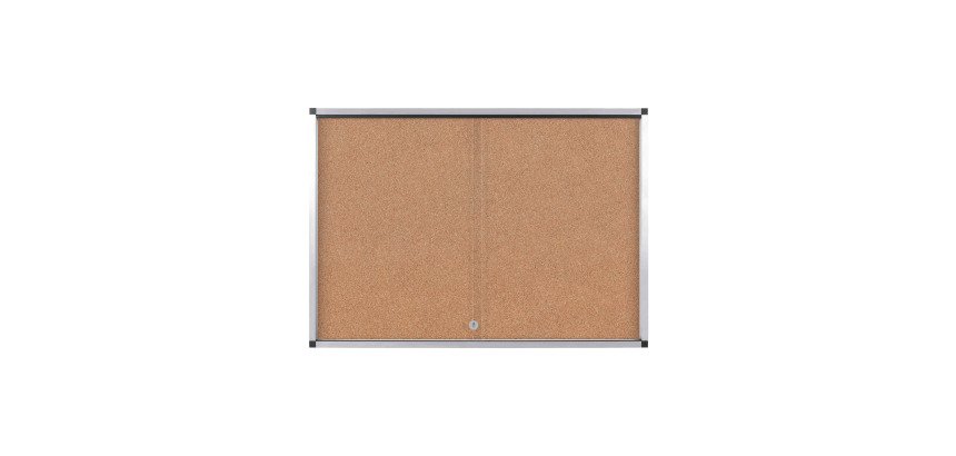 Vitrine d'affichage Intérieur liège Exhibit Bi-Office - 12 feuilles