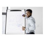 Paperboard - chevalet de conférence fixe magnétique Design Bi-Office