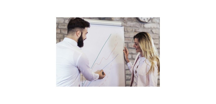 Paperboard - chevalet de conférence mélaminé bras extensibles trépied Bi Office Easy