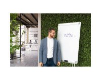 Whiteboard - melamine conference easel with extendable arms tripod Bi Office Earth-it