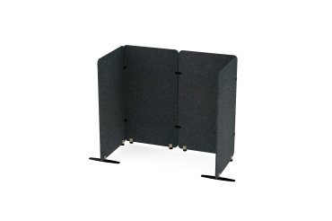 Cloison acoustique Sculpo modulaire autoportante  L 160 x H 180 x H 80 cm ARCHYI