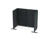 Akoestische scheidingswand Sculpo modulair vrijstaand L 160 x H 180 x H 80 cm ARCHYI