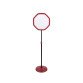 Paperboard - Bi-Office octagonal fixed leg information easel