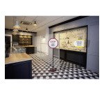 Paperboard - chevalet d'information sur pied fixe octogonale Bi-Office