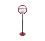 Paperboard - chevalet d'information sur pied fixe octogonale Bi-Office