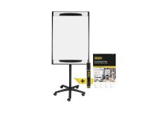 Paperboard - chevalet de conférence mobile magnétique Design Bi-Office