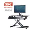 Plate-forme assis-debout Corsivo noire Fellowes