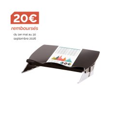 Fellowes Support clavier écriture/porte-document Easy Glide™ 8210001