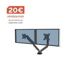 Bras support écrans double à ressort à gaz Platinum Series