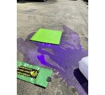 Tappeto copritombino di sicurezza Carvel TGM001/8, 46 x 46 x 0,8 cm