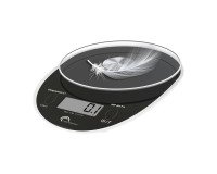Weigh letters and packages with the black electronic scale LITTLE BALANCE HBP 900 5 kg