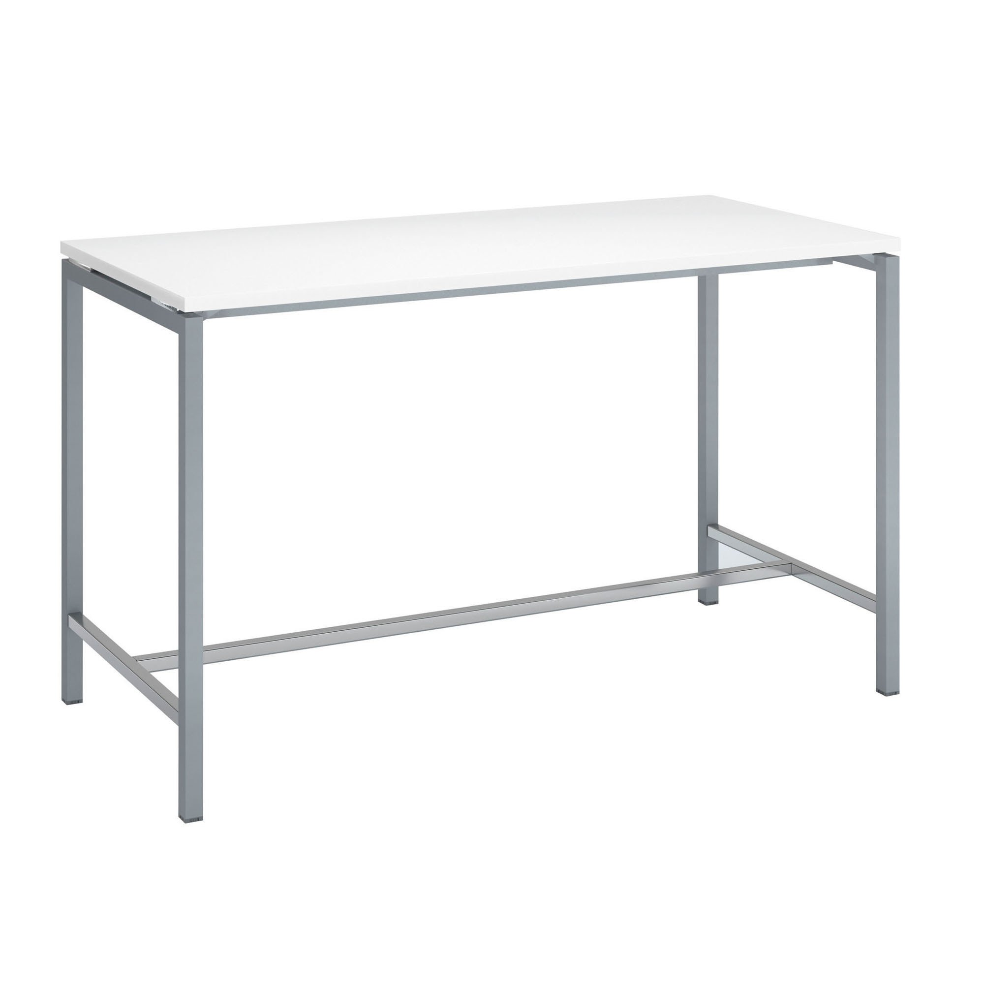 Table haute Boxy H 107 cm piétement métal