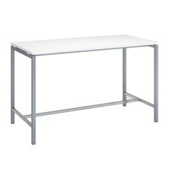 Table haute Boxy H 107 cm piétement métal