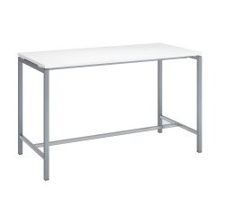Table haute Boxy H 107 cm piétement métal