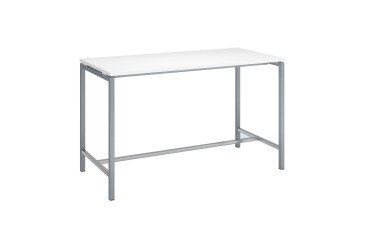 Table haute Boxy H 107 cm piétement métal