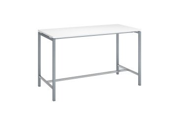 Table haute Boxy H 107 cm piétement métal
