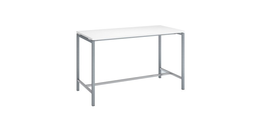 Table haute Boxy H 107 cm piétement métal