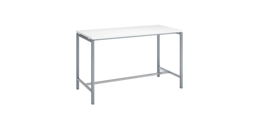 Table haute Boxy H 107 cm piétement métal
