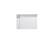 Tableau blanc acier émaillé cadre aluminium 150 x 120 cm Earth Maya Bi-Office