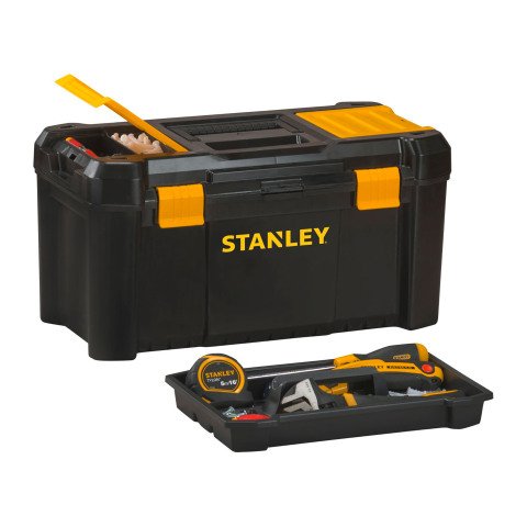 Stanley STST1-75517 Caja Herramientas ESSENTIAL™ Cierres de Plástico - 16"/40cm