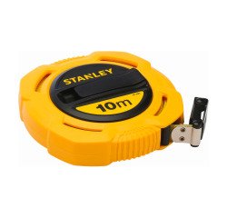 Cinta Larga STANLEY Fibra de Vidrio 30m (12,5mm Ancho) Cerrada