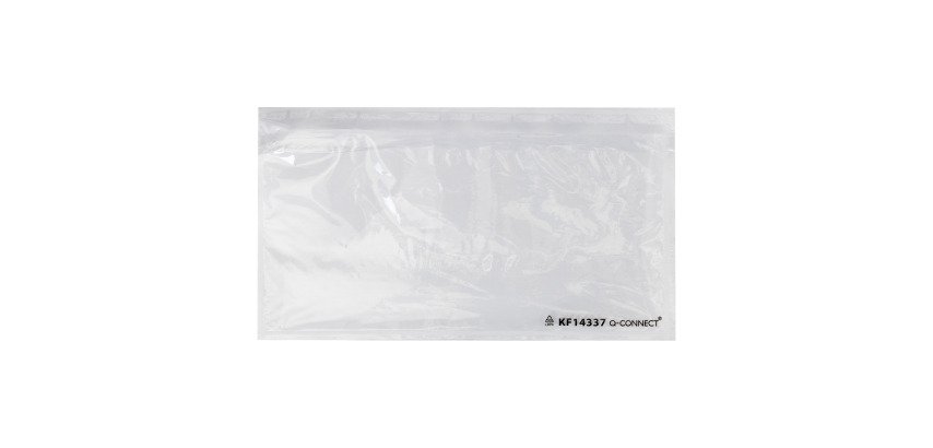 Transparente Selbstklebende Dokumententasche im Format 23 x 11,1 cm - Packung mit 250 Stück