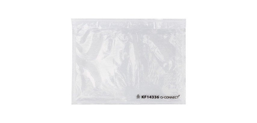 Documententasche selbstklebend und transparent Format 16,5 x 11,1 cm - Packung mit 250
