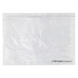 Pochette porte-documents adhésive transparente format 22,5 x 15,5 cm - Boîte de 250