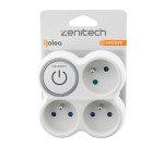 Zenitech Multiprise triplite avec interrupteur