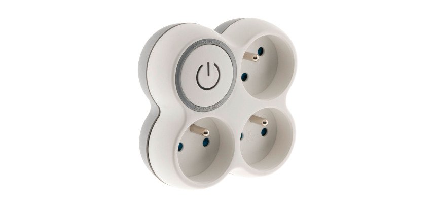 Zenitech Multiprise triplite avec interrupteur