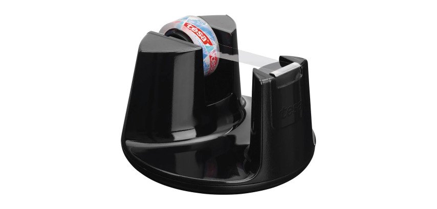 Dévidoir de bureau Easy Cut Compact, équipé, noir