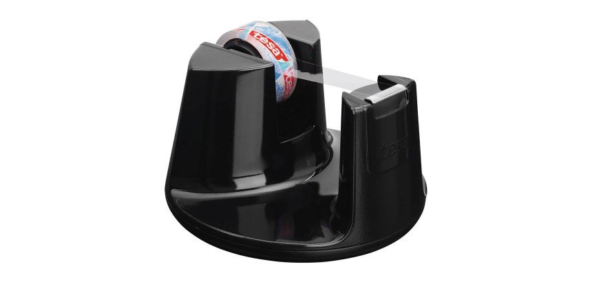 Dévidoir de bureau Easy Cut Compact, équipé, noir