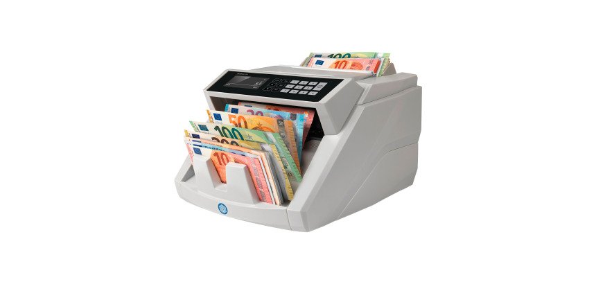 Safescan Compteuse de billets, avec détecteur de faux et comptage de valeur 2465-S