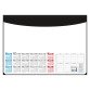 Sous-main PVC - Avec calendrier 18 mois - 38.5 x 54 cm Noir