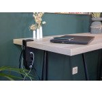 Multiprise Gekko clipsable 2 prises + 2 ports USB A+C - câble 1,5 m