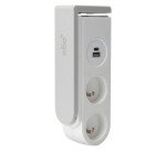 Multiprise Gekko clipsable 2 prises + 2 ports USB A+C - câble 1,5 m