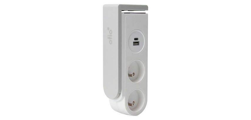 Steckdosenleiste Gekko, 2 Steckdosen + 2 USB-A+C Anschlüsse - 1,5 m Kabel