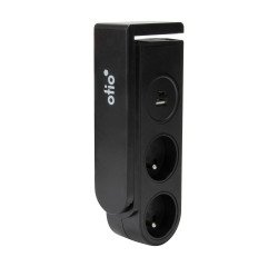 Power strip Gekko clip-on 2 sockets + 2 USB ports A+C - 1.5 m cable